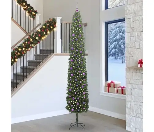 Tehisjõulupuu Roheline 300 Cm Pvc, Teras Ja Plastik