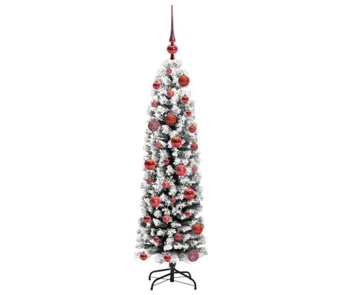 Tievā Ziemassvētku Egle Zaļa 120 Cm Plastmasa Un Metāls Vidaxl