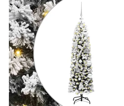 Tievā Ziemassvētku Egle Zaļa 120 Cm Plastmasa Un Metāls Vidaxl