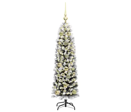 Tehisjõulupuu Roheline 150 Cm Pvc, Teras Ja Plastik Tehisjõulupuu Roheline 150 Cm Pvc, Teras Ja Plastik
