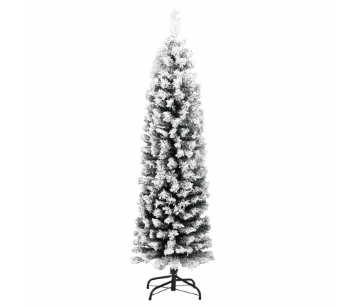 Mākslīgā Ziemassvētku Eglīte Zaļš Un Balts 150 Cm Pvc Vidaxl