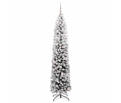 Mākslīgā Ziemassvētku Eglīte Zaļš Un Balts 210 Cm Pvc Vidaxl Mākslīgā Ziemassvētku Eglīte Zaļš Un Balts 210 Cm Pvc Vidaxl