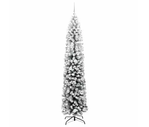 Mākslīgā Ziemassvētku Eglīte Zaļš Un Balts 210 Cm Pvc Vidaxl Mākslīgā Ziemassvētku Eglīte Zaļš Un Balts 210 Cm Pvc Vidaxl