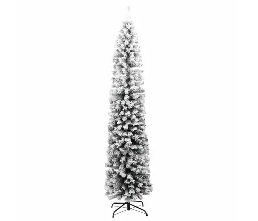 Mākslīgā Ziemassvētku Eglīte Zaļš Un Balts 210 Cm Pvc Vidaxl