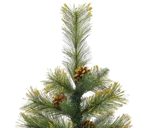 Mākslīgais Saliekamais Ziemassvētku Koks Ar Čiekuriem 120 Cm Vidaxl