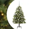 Mākslīgais Saliekamais Ziemassvētku Koks Ar Čiekuriem 120 Cm Vidaxl