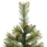 Mākslīgais Saliekamais Ziemassvētku Koks Ar Čiekuriem 120 Cm Vidaxl Mākslīgais Saliekamais Ziemassvētku Koks Ar Čiekuriem 120 Cm Vidaxl