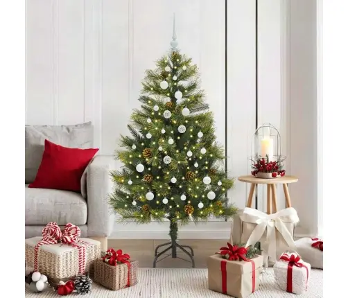 Dirbtinis Sulankstomas Kalėdų Medis Su Kankorėžiais 150 Cm