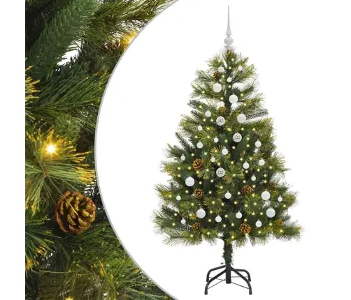 Dirbtinis Sulankstomas Kalėdų Medis Su Kankorėžiais 150 Cm