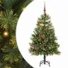 Mākslīgais Saliekamais Ziemassvētku Koks Ar Čiekuriem 150 Cm Vidaxl
