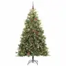 Dirbtinis Sulankstomas Kalėdų Medis Su Kankorėžiais 240 Cm Dirbtinis Sulankstomas Kalėdų Medis Su Kankorėžiais 240 Cm