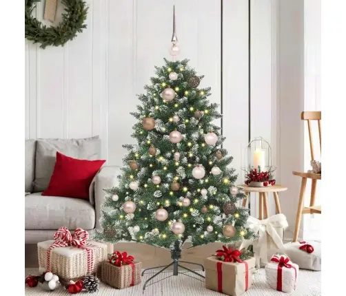 Mākslīgāziemassvētkueglīte Zaļa 120Cm Pvc Vidaxl