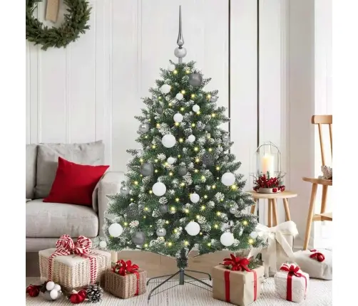 Mākslīgāziemassvētkueglīte Zaļa 120Cm Pvc Vidaxl