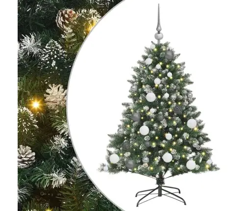 Mākslīgāziemassvētkueglīte Zaļa 120Cm Pvc Vidaxl