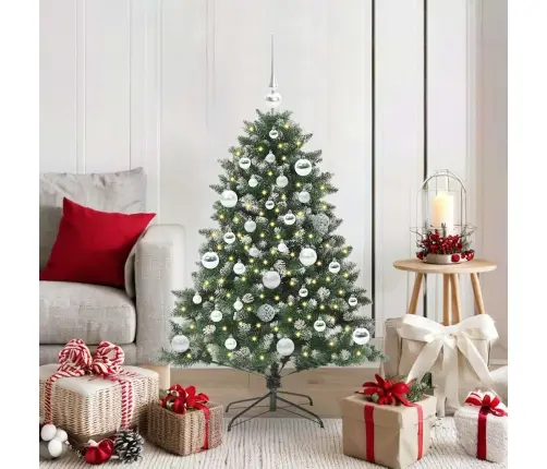 Tehisjõulupuu Roheline 85 X 85 X 120 Cm Pvc, Plastikk Ja Teras Tehisjõulupuu Roheline 85 X 85 X 120 Cm Pvc, Plastikk Ja Teras