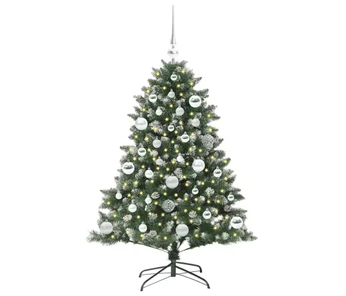 Tehisjõulupuu Roheline 85 X 85 X 120 Cm Pvc, Plastikk Ja Teras Tehisjõulupuu Roheline 85 X 85 X 120 Cm Pvc, Plastikk Ja Teras