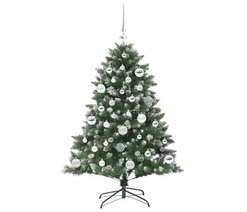 Tehisjõulupuu Roheline 85 X 85 X 120 Cm Pvc, Plastikk Ja Teras Tehisjõulupuu Roheline 85 X 85 X 120 Cm Pvc, Plastikk Ja Teras