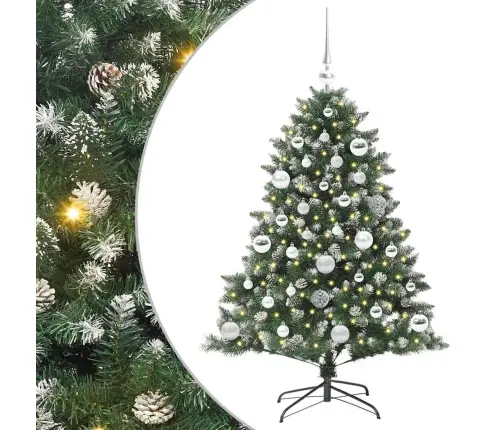 Tehisjõulupuu Roheline 85 X 85 X 120 Cm Pvc, Plastikk Ja Teras Tehisjõulupuu Roheline 85 X 85 X 120 Cm Pvc, Plastikk Ja Teras