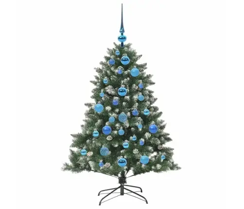 Tehisjõulupuu Roheline 120 Cm Pvc, Plastikk Ja Teras