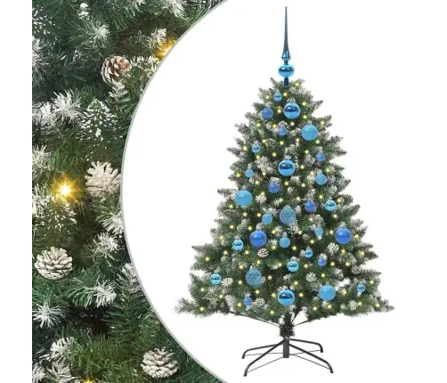 Tehisjõulupuu Roheline 120 Cm Pvc, Plastikk Ja Teras