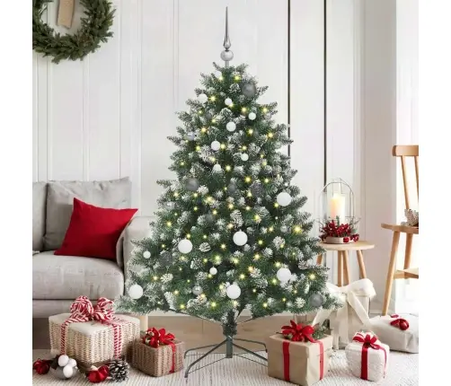 Mākslīgāziemassvētkueglīte Zaļa 150Cm Pvc Vidaxl