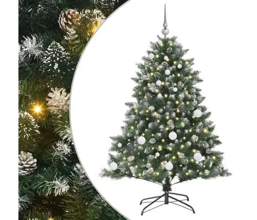 Mākslīgāziemassvētkueglīte Zaļa 150Cm Pvc Vidaxl