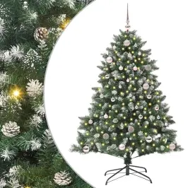 Mākslīgā Ziemassvētku Eglīte Su 150 Led Zaļa 105 X 105 X 150 Cm Vidaxl
