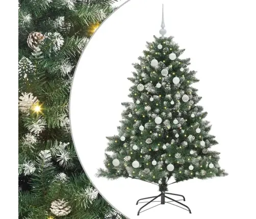 Tehisjõulupuu Koos 150 Led-Iga Roheline 105 X 105 X 150 Cm Tehisjõulupuu Koos 150 Led-Iga Roheline 105 X 105 X 150 Cm