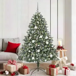 Mākslīgā Ziemassvētku Eglīte Su 300 Led Zaļa 126 X 126 X 180 Cm Vidaxl