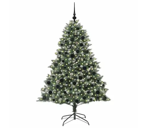 Tehisjõulupuu Roheline 180 Cm Pvc, Plastikk Ja Teras