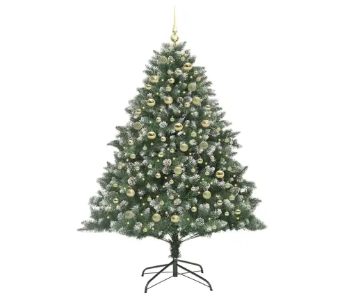 Dirbtinė Kalėdų Eglutė Su 300 Led Žalia 126 X 126 X 180 Cm