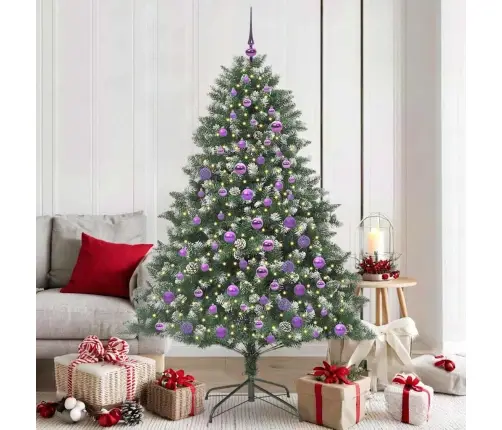 Mākslīgā Ziemassvētku Eglīte Su 300 Led Zaļa 126 X 126 X 180 Cm Vidaxl