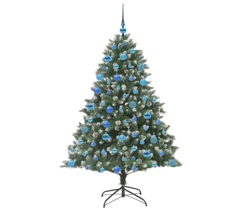 Tehisjõulupuu Roheline 180 Cm Pvc, Plastikk Ja Teras