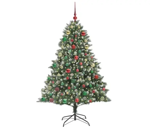 Tehisjõulupuu Koos 300 Led-Iga Roheline 126 X 126 X 180 Cm