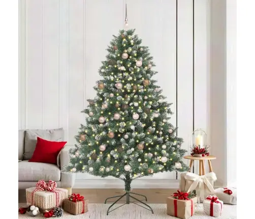 Dirbtinė Kalėdų Eglutė Su 300 Led Žalia 140 X 140 X 210 Cm