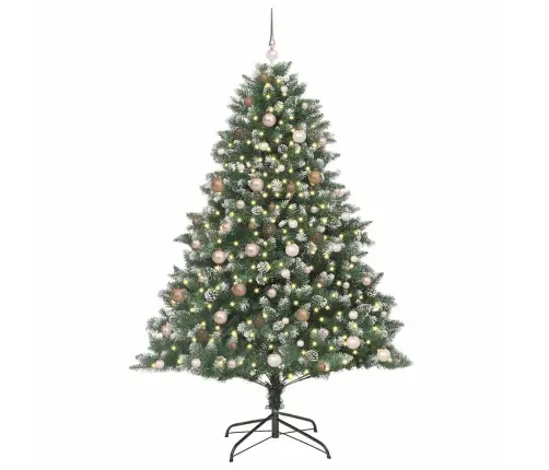 Dirbtinė Kalėdų Eglutė Su 300 Led Žalia 140 X 140 X 210 Cm