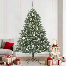 Tehisjõulupuu Koos 300 Led-Iga Roheline 140 X 140 X 210 Cm