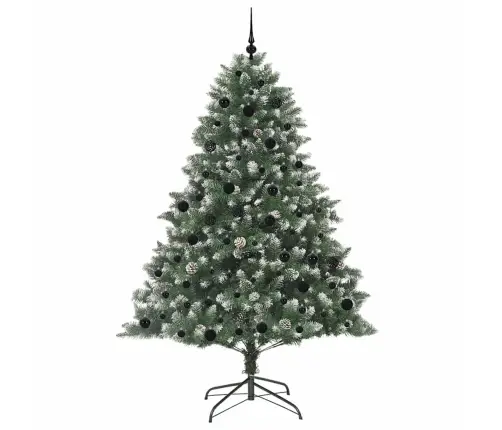 Tehisjõulupuu Roheline 210 Cm Pvc, Plastikk Ja Teras