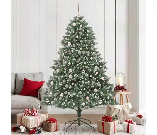 Mākslīgāziemassvētkueglīte Zaļa 140 X 140 X 210 Cm Pvc Vidaxl