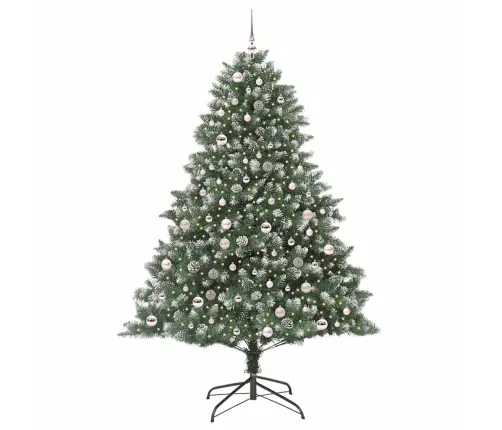 Mākslīgāziemassvētkueglīte Zaļa 140 X 140 X 210 Cm Pvc Vidaxl