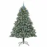 Mākslīgā Ziemassvētku Eglīte Su 300 Led Zaļa 140 X 140 X 210 Cm Vidaxl