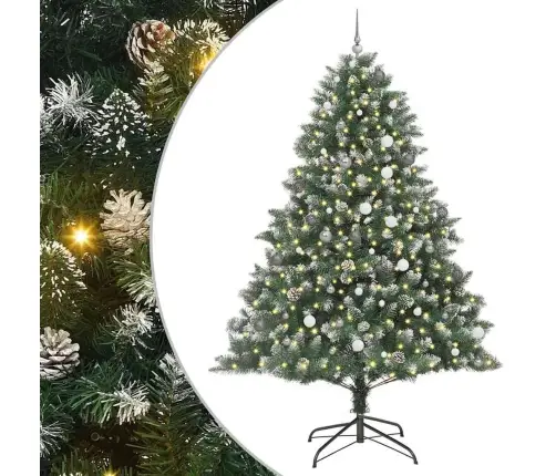 Tehisjõulupuu Koos 300 Led-Iga Roheline 160 X 160 X 240 Cm Tehisjõulupuu Koos 300 Led-Iga Roheline 160 X 160 X 240 Cm