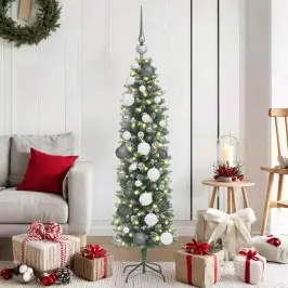 Dirbtinis Lieknas Kalėdų Medis Su 150 Led S Stovu Žalia 120 Cm