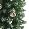 Dirbtinis Lieknas Kalėdų Medis Su 150 Led Žalia Ir Balta 150 Cm