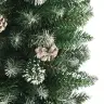 Mākslīgs Slaids Ziemassvētku Koks Zaļš Un Balts 150 Cm Vidaxl Mākslīgs Slaids Ziemassvētku Koks Zaļš Un Balts 150 Cm Vidaxl
