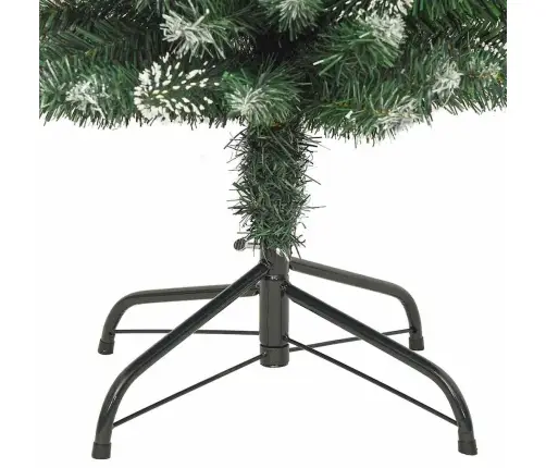Dirbtinis Lieknas Kalėdų Medis Su 300 Led Žalia Ir Balta 240 Cm Dirbtinis Lieknas Kalėdų Medis Su 300 Led Žalia Ir Balta 240 Cm
