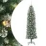 Dirbtinis Lieknas Kalėdų Medis Su 300 Led Žalia Ir Balta 240 Cm Dirbtinis Lieknas Kalėdų Medis Su 300 Led Žalia Ir Balta 240 Cm