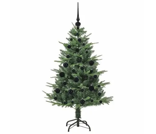 Dirbtinis Apšviestas Kalėdinis Medelis Su Kamuoliukų Rinkiniu