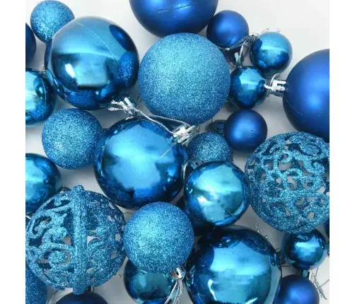 Mākslīgais Iepriekš Apgaismotais Ziemassvētku Koks Ar Bumbu Komplektu Vidaxl