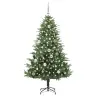 Tehiselt Eelvala Jõulupuu Koos Pallikomplektiga Roheline 150 Cm